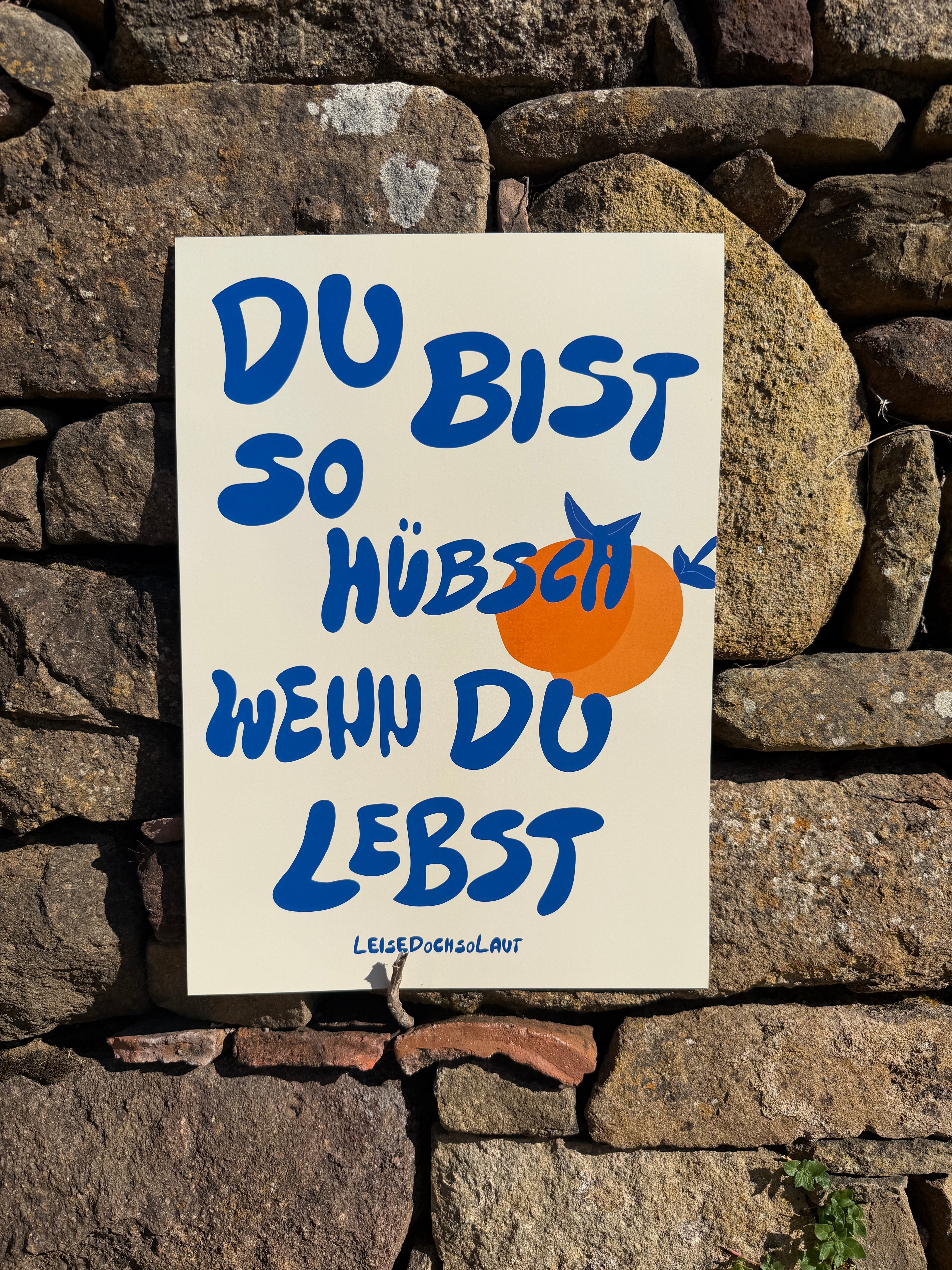 DU BIST SO HÜBSCH - POSTER (A3)
